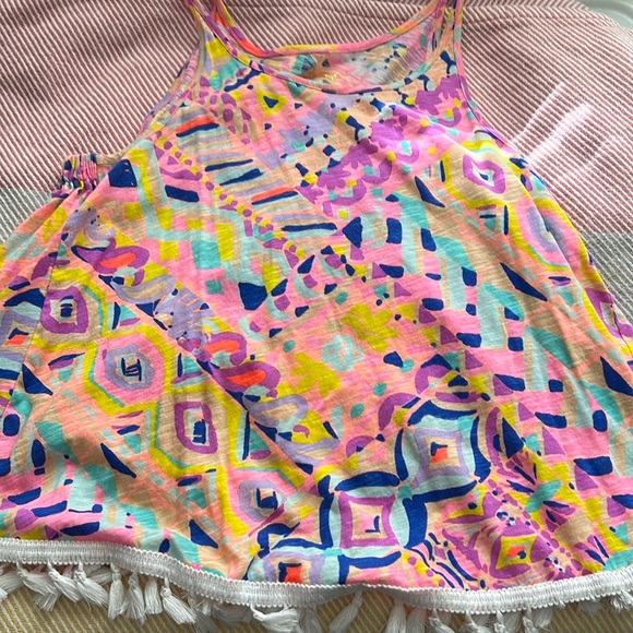 Lilly Pulitzer Tassle Tank Top - LIKE NEW! - Picture 1 of 3